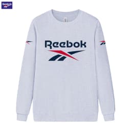 Reebok brand - Men's and Women's Trendy Casual Shirt - Round-neck Hoodie - Personalized Sport Shirt - Fashion Street Style Comfo