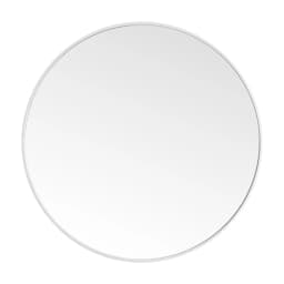 Modern Nordic round bathroom mirror wall mounted bathroom mirror, metal frame hanging makeup mirror