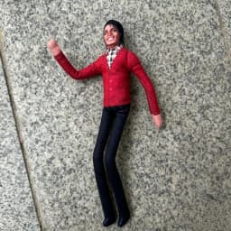 Michael Jackson Collectible Doll with 6 Classic Stage Outfits King of Pop Figure MJ Fan Gift Desktop Home Decor Ornament