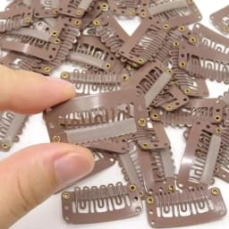 50/20pcs 2.3cm-3.2cm Black Brown Color Wig Clips Snap Clip For Hair Extension Wig Weft Wig PP Hairpins Large Clips Styling Tools