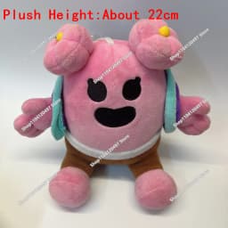 10cm-25cm Cartoon Cosplay Brawler Spike Plush Toy Cotton Pillow Dolls Cute Game Character Game Peripherals