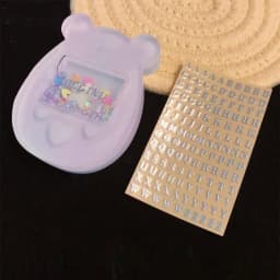 2 Sheets Metal Alphabet Stickers Uppercase Letter Lower Case Letters Stickers Self Adhesive 26 Letters Stickers Wholesale