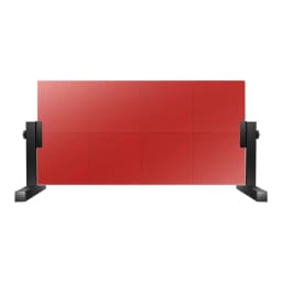 Table Tennis Rebound Board Rebounder with 8 Red Rubber Pingpong Return Board Self Training Equipment 360° Adjustable 66.5*33.5cm