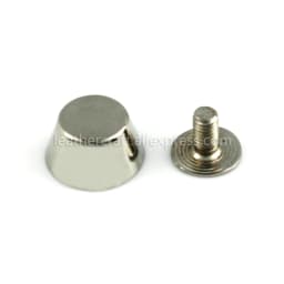 4pcs Metal Bag Base Studs Bucket Shape Bag Feet Screw Back Rivets for Garment Leather Craft Belt Wallet Decoration Parts