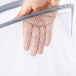 Foldable Storage Laundry Basket Organizer Dirty Clothes Mesh Bag Household Wall-mounted Bathroom Clothes Hanging Baskets Bucket