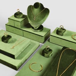 Yinbeini Jewelry Storage Sets Ring Earring Necklace Display Stand Pendant Bracelet Storage Stand TB009
