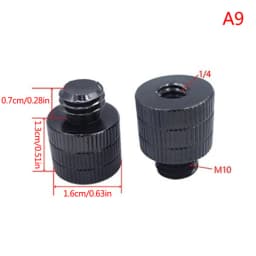 1/4 To M4M5 M6 M8 M10 Conversion Screw 3/8" Male To Female Thread Screw Mount Converter Adapter Standard 1/4 Mount Adapter Screw