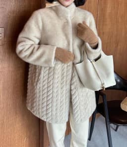 Eco-Friendly Fur Coat Women's Korean Style 2024 Autumn Winter New Integrated Skin Fur Mink Velvet Coat Elegant Blogger
