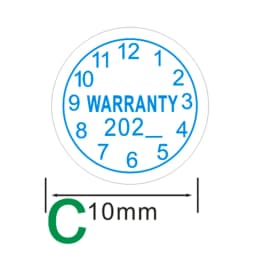 300pcs Gigabyte Asustek Dylan MSI Video Card Spring Screw Fragile Sticker AMD Universal TamperProof Eggshell LabeL Free Shipping