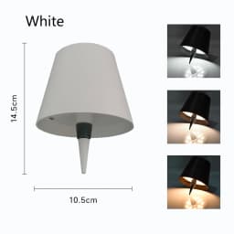AITHEA LED Rechargeable Wine Bottle Lamp Touch Control of 3 Colors and Stepless Dimming Table Lamp Night Light