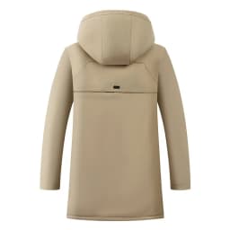 Mens Cotton Windproof Solid Color Coats Parkas Jackets for Men Long Hooded Coat Winter New Warm Thick Fleece Parkas Jacket