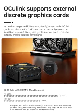 Topton Metal AI Mini PC AMD Ryzen AI 9 HX 470 370 R9 8945HS OCuLink USB4 Dual 2.5G LANs 2xNVMe Windows 11 Gaming Computer WiFi6E