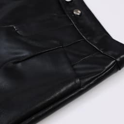 ZUZK PU Leather Bermuda Shorts For Women Loose Shorts Autumn Winter Motorcycle Punk High Waist Fashion Bermuda Shorts Femme