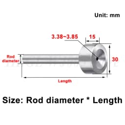 Dia 8-20mm A Type Mold Ingate Sleeve S45C A-type Sprue Bushing Quench Hardening Injection Molding Machine Accessories