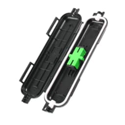 Drop cable waterproof protection box Optical fiber Protection box with SC Adapter tube heat shrink tubing Type protection box