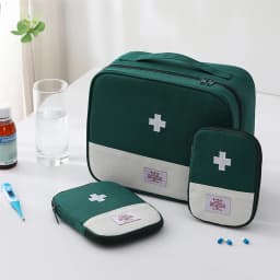 3PC/Set Travel Portable Medicine Package Multifunctional First Aid Bag Storage Bag Outdoor Camping Travel and Home Storage Bag