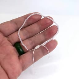 Faceted Gemstones 2-3mm Beads Hand Woven Adjustable Bracelet Lapis Lazuli Crystal Turquoise Choker Men Female Jewelry Party Gift