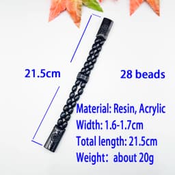 NJ99 NEW Rosary Men Acrylic 3D Resin Octagonal Sta Flame Can Flip Fingertips To Relieve Ressure Prayer Hand Meditation Ornament