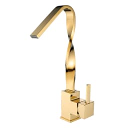 BAKALA Brush Gold Bathroom Basin Kitchen Faucet Hot Cold Wash Mixer Crane Tap 360 Rotation Sink Faucets Single Handle