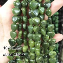 Wholesale 100% Natural Green Jade Cylinder Square Irregular Faceted Round Stone Beads for Jewelry Making Diy Bracelet Charms