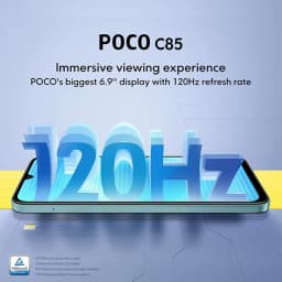 POCO C85 Global Version Smartphone MediaTek Helio G81-Ultra 6.9" Dot Drop display 6000mAh battery 50MP dual Camera 33W NFC IP64