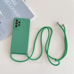 A 55 35 25 15 S 24 Crossbody Lanyard Case For Samsung Galaxy A55 A35 A25 A15 A05s S24 Plus Ultra 5g M34 Cord Silicone Back Cover