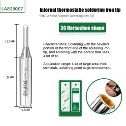 LAOA Lead-Free Soldering Iron Head Welding Station Constant Temperature Electric Welding Head Tool