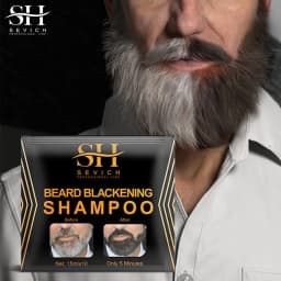 3 Minutes Black Beard Dye Cream Beard Paint Men Beard Coloring Dye Shampoo Natural Beard Cover Fast Permanent Gray Hair Dye