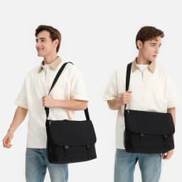 KONO Men's Laptop shoulder bag-15.6 "waterproof & Anti-Theft, Business & Travel
