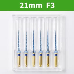 Dental Super Files Blue Rotary File Nickel Titanium Metal Root Canal File Endodontic Equipment 21/25/31mm S1/S2/F1/F2/F3/F4/F5