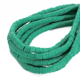 6mm 350pcs/lot Color Flat Round Polymer Clay Beads Loose Spacer Beads for Jewelry Making DIY Bracelet Necklace Earrings Design