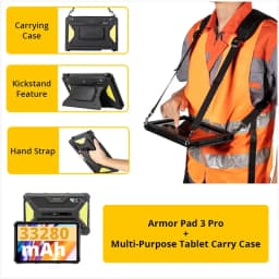 Ulefone Armor Pad 3 Pro,16 Гб + 256 Гб,Rugged Tablet,33280 мАч, 10.36'' 2K Display,50MP Camera,Android,глобальная версия