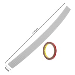 Universal Car Trunk Door Guard Strips Sill Plate Protector Rear Bumper Guard Rubber Mouldings Pad Trim Cover Strip Car Styling