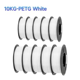10KG/22LBS 1.75mm PETG Filament for 3D Printer Plastic Material Clogging Free Non-Toxic PETG 3D Filament Consumables for Ender 3