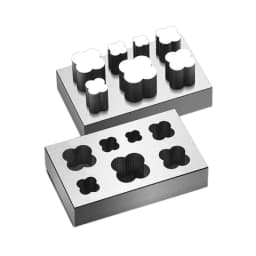 Jewelry Clasp Press Tool Set Necklace Punching Molds Bracelet Making Molds Adjustable Steel Die Cutter for Jewelry