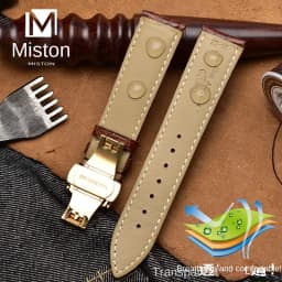 Crocodile leather strap for Longines Omega Rossini Citizen Tissot seagull strap men women butterfly class watch chain 16/18/20mm