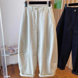 High Waist Wide Leg Casual Pants plus Size Women's Loose Fit Harajuku Style Pocket Detail Commute Fashion plus Size Knife Pants