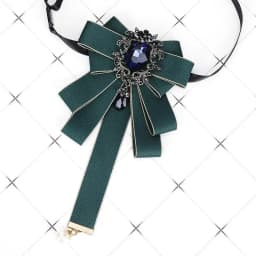 Gorgeous Bow Tie Vintage Luxury Lady Head Diamond Pearl Ribbon Tassel Brooch Chic Girls Elegant Costume Jewelry Collar Pin