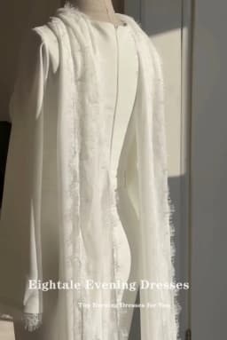 Eightale Arabic Wedding Dress Appliques Customized Ivory O-Neck Bridal Gown Long Sleeves Mermaid Bride Party Dress Robe De Marié