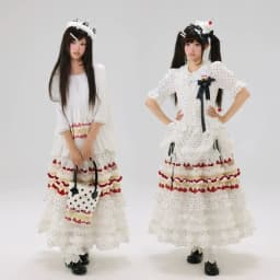 Cbafu Sweet Patchwork Polka Dot Chiffon Long Skirts Y2K Women High Waist Multi-Layer A-line Flower Print Skirt Harajuku A270