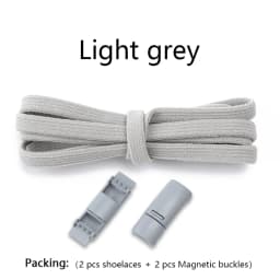 Magnetic Lock Shoelaces Elastic No Tie Shoe Laces Sneakers Shoelace For Kids and Adult One Size Fits All Shoes Shoestrings 1Pair