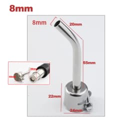 BGA 850 Series Universal Hot Air Gun Nozzle Extension Elbow Desoldering Station With Nozzle BGA Universal 3/4/5/7/ 6/ 8/10/12mm