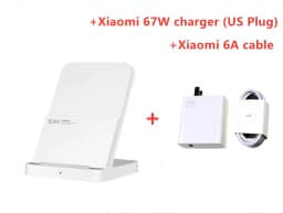 Xiaomi Mi 50W Wireless Charger Pro Vertical Air Cooling Fast Charging For Xiaomi 17/15/14/13/12 Series For iPhone Series