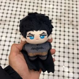Anime Bat Man Bruce Wayne 10cm Plush Doll Toy for Children And Adults Cartoon Cosplay Dress-Up Collectible Soft Cotton Gift