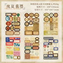 10pcs/1lot Kawaii Stationery Stickers zero-point note Junk Journaling Decorative Scrapbooking for stickers Scrapbook