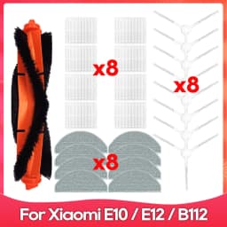 Fit For ( Xiaomi Robot Vacuum S20, E10, E12, E10C, B112, C103, Mijia 3C Plus, 3C Pro ) Main Side Brush Filter Mop Accessory Part