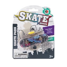 Finger Skateboard Shallow Concave Double Upturned Blister Card Package Fingerboard with Metal Bridge Competitive Fingertip Toy
