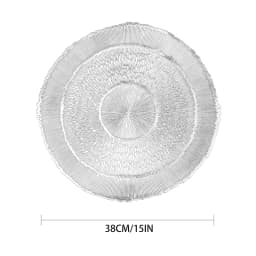 Set of 4 Table Mat Leaf Golden PVC Placemat Hollow Insulation Coaster Pads Table Bowl Home Christmas Modern Style Decor
