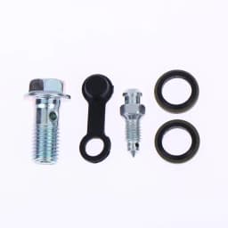 1Set Motorcycle Accessories Brake Bleed Screw Banjo Bolt M10*1.25mm /1.0mm Air Release Brake Caliper Cylinder Screw