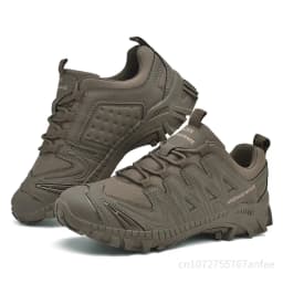 Men Tactical Boot Anti-Slip Work Safety Shoes Waterproof Special Force Army Boots Male Hiking Boot Outdoor Travel Shoe Anti-slip